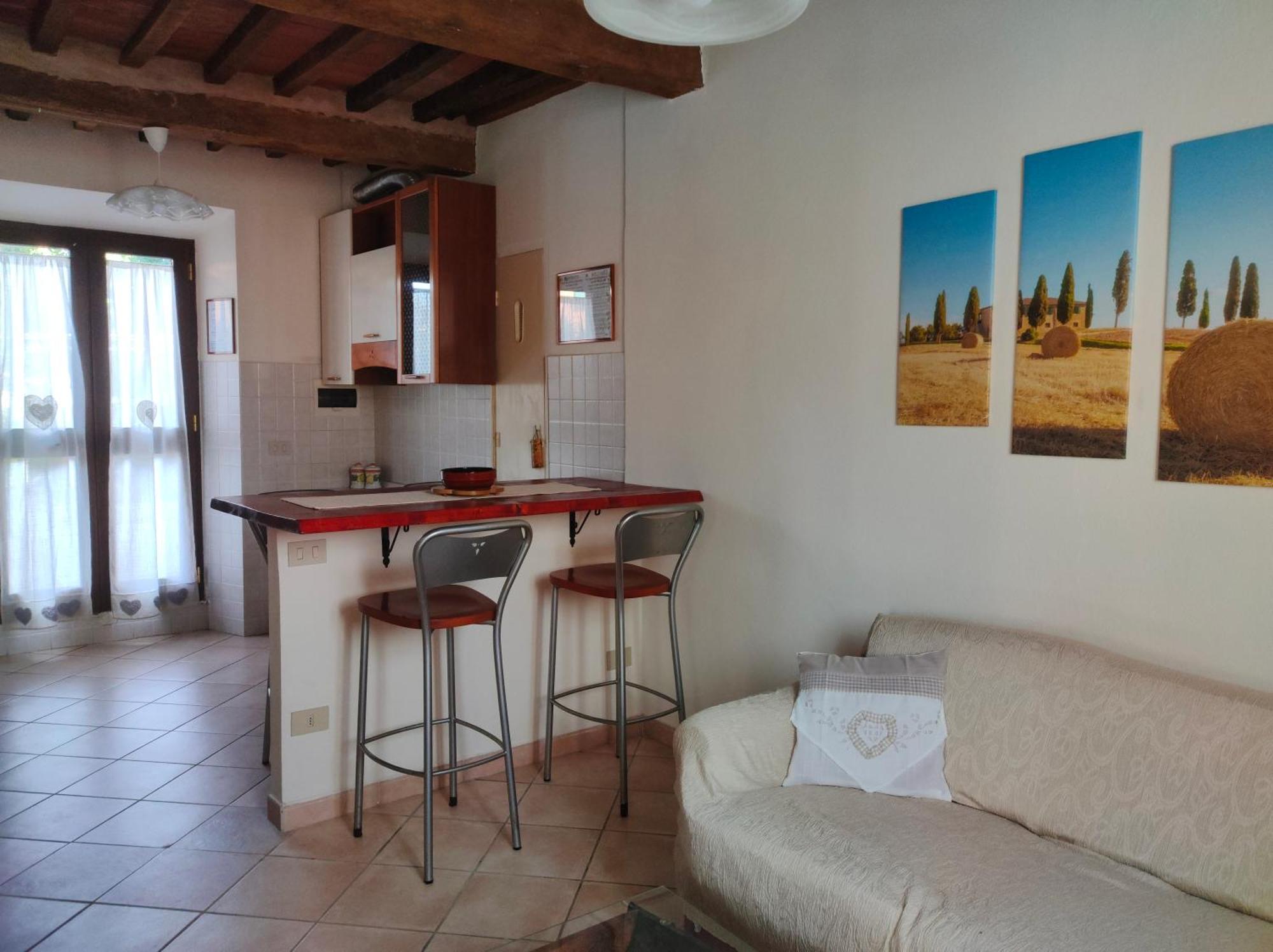 La Casina Di Colle - Appartamento Rustico Sulle Colline Di Pisa Casciana Terme Eksteriør billede